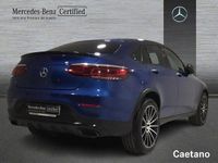 Usado Mercedes GLC220 AMG line 194 CV (142 kW) 2023 Azul espectra Coupe