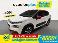 Usado Citroën C3 PureTech 82 CV (60 kW) 2017 Blanco Utilitario