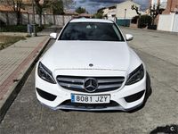 Usado Mercedes C220 AMG line 170 CV (125 kW) 2017 Blanco Berlina