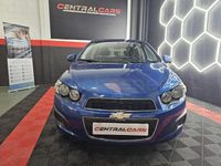 Usado Chevrolet Aveo LT 100 CV (73 kW) 2012 Azul Berlina