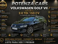 Usado VW Golf VII Sportline 150 CV (110 kW) 2014 Negro Familiar