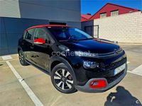 Usado Citroën C3 PureTech 82 CV (60 kW) 2017 Negro Berlina