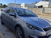 Usado Peugeot 308 SW GT-line 130 CV (95 kW) 2015 Gris / plata Familiar