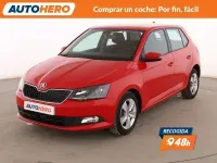 Usado Skoda Fabia Ambition 75 CV (55 kW) 2017 Rojo Berlina