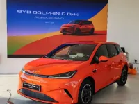 Nuevo BYD Dolphin Boost 155 kW (212 CV) 2026 Orange sunset Utilitario