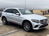 Usado Mercedes GLC220 AMG line 170 CV (125 kW) 2018 Gris / plata SUV