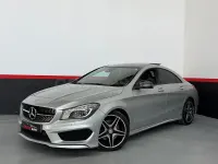 Usado Mercedes CLA220 AMG line 177 CV (130 kW) 2016 Gris / plata Coupe