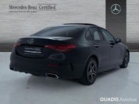 Usado Mercedes C300e AMG line 313 CV (230 kW) 2023 Negro obsidiana