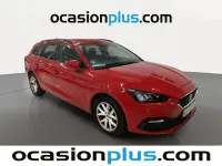 Usado Seat Leon ST Style 131 CV (96 kW) 2021 Azul Familiar