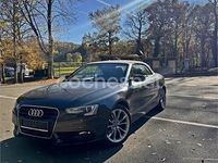 Usado Audi A5 Cabriolet 170 CV (125 kW) 2013 Gris / plata Descapotable