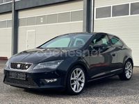 Usado Seat Leon Style 150 CV (110 kW) 2014 Negro Berlina