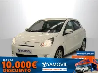 Usado Mitsubishi Space Star Motion 80 CV (58 kW) 2015 Blanco