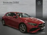 Usado Mercedes A180 AMG line 136 CV (100 kW) 2023 Patagonia red  metallic paint