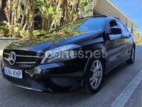 Usado Mercedes A180 AMG line 109 CV (80 kW) 2013 Negro Berlina
