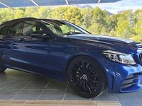 Usado Mercedes C200 150 CV (110 kW) 2019 Azul Familiar