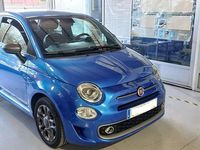 Usado Fiat 500C Sport 71 CV (52 kW) 2021 Azul Descapotable