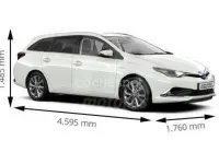 Usado Toyota Auris Active 116 CV (85 kW) 2017 Negro Familiar