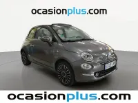 Usado Fiat 500C Lounge 69 CV (50 kW) 2016 Gris Descapotable