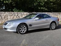 Usado Mercedes SL350 245 CV (180 kW) 2003 Gris / plata Descapotable