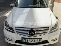 Usado Mercedes C180 Avantgarde 156 CV (114 kW) 2013 Blanco Berlina