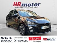 Usado Peugeot 208 Active 101 CV (74 kW) 2024 Negro Utilitario