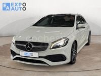 Usado Mercedes A180 AMG line 122 CV (89 kW) 2017 Blanco Berlina