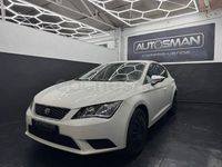 Usado Seat Leon Style 110 CV (80 kW) 2015 Blanco Berlina