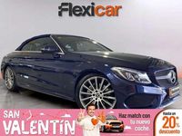 Usado Mercedes C220 170 CV (125 kW) 2017 Azul Descapotable