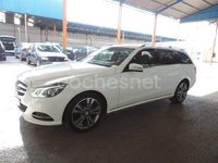 Usado Mercedes E220 Avantgarde 170 CV (125 kW) 2015 Blanco Familiar