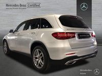 Usado Mercedes GLC220 AMG line 170 CV (125 kW) 2018 Plata iridio