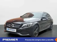 Usado Mercedes C220 170 CV (125 kW) 2017 Negro Familiar