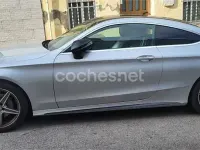 Usado Mercedes C220 AMG line 170 CV (125 kW) 2016 Gris / plata Coupe