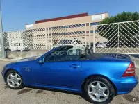 Usado Mercedes SLK200 163 CV (119 kW) 2001 Azul Descapotable