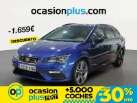 Usado Seat Leon FR 180 CV (132 kW) 2018 Azul Familiar