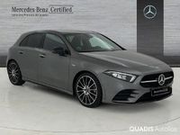 Usado Mercedes A200 AMG line 150 CV (110 kW) 2022 Gris montaña