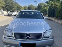 Usado Mercedes S600 394 CV (289 kW) 1994 Gris / plata Berlina