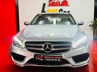 Usado Mercedes C220 AMG line 170 CV (125 kW) 2016 Gris / plata Berlina