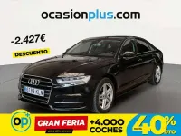 Usado Audi A6 S-Line 190 CV (139 kW) 2018 Negro Berlina