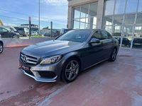 Usado Mercedes C180 116 CV (85 kW) 2017 Gris Berlina