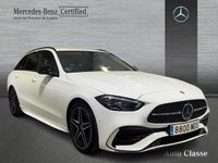 Usado Mercedes C220 AMG line 200 CV (147 kW) 2023 Blanco Familiar