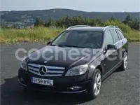 Usado Mercedes C220 Avantgarde 170 CV (125 kW) 2010 Negro Familiar