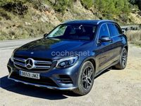 Usado Mercedes GLC220 AMG line 170 CV (125 kW) 2016 Gris / plata SUV