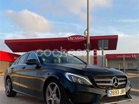 Usado Mercedes C220 AMG line 170 CV (125 kW) 2016 Negro Berlina