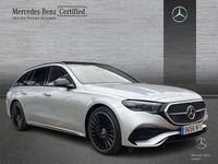 Usado Mercedes E450 AMG line 367 CV (269 kW) 2025 Plata hightech Familiar