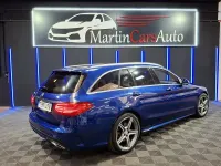 Usado Mercedes C220 AMG 170 CV (125 kW) 2016 Azul Familiar