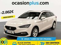 Usado Seat Leon ST Style 131 CV (96 kW) 2023 Blanco Familiar