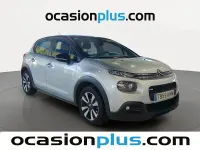 Usado Citroën C3 Feel 82 CV (60 kW) 2018 Gris Utilitario