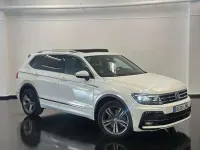 Begagnad VW Tiguan Allspace Sportline 190 HK (139 kW) 2020 Vit SUV
