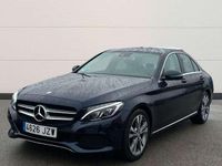Usado Mercedes C220 170 CV (125 kW) 2017 Azul Berlina