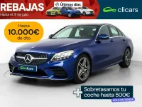 Usado Mercedes C220 194 CV (142 kW) 2019 Azul Berlina